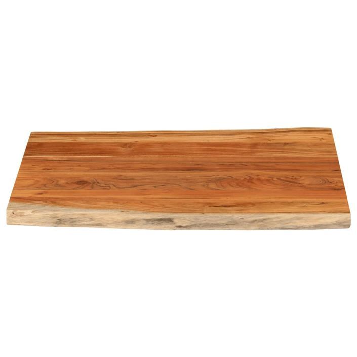 Dessus de table 100x80x2,5 cm rectangulaire bois massif acacia - Photo n°3