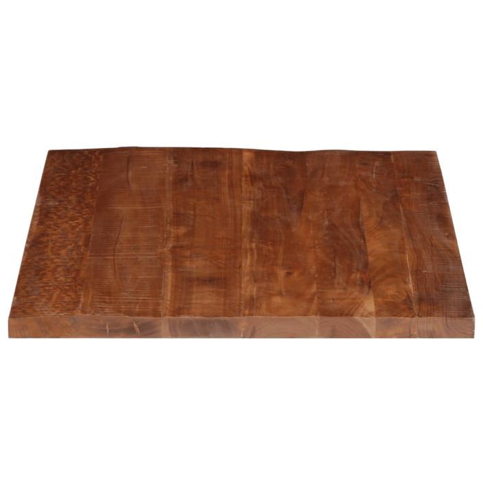 Dessus de table 100x80x2,5cm rectangulaire bois massif récupéré - Photo n°4