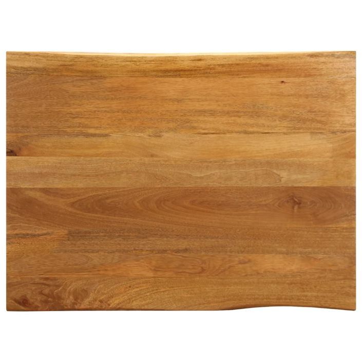 Dessus de table 100x80x3,8 cm bord vivant bois massif manguier - Photo n°1