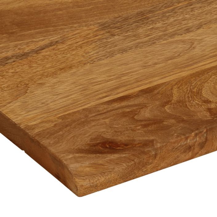 Dessus de table 100x80x3,8 cm bord vivant bois massif manguier - Photo n°6