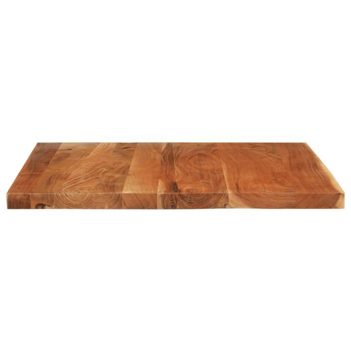 Dessus de table 100x80x3,8cm rectangulaire bois massif d'acacia - Photo n°4