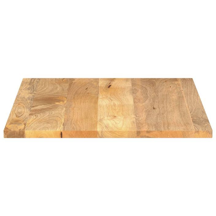 Dessus de table 100x80x3,8cm rectangulaire bois massif manguier - Photo n°4