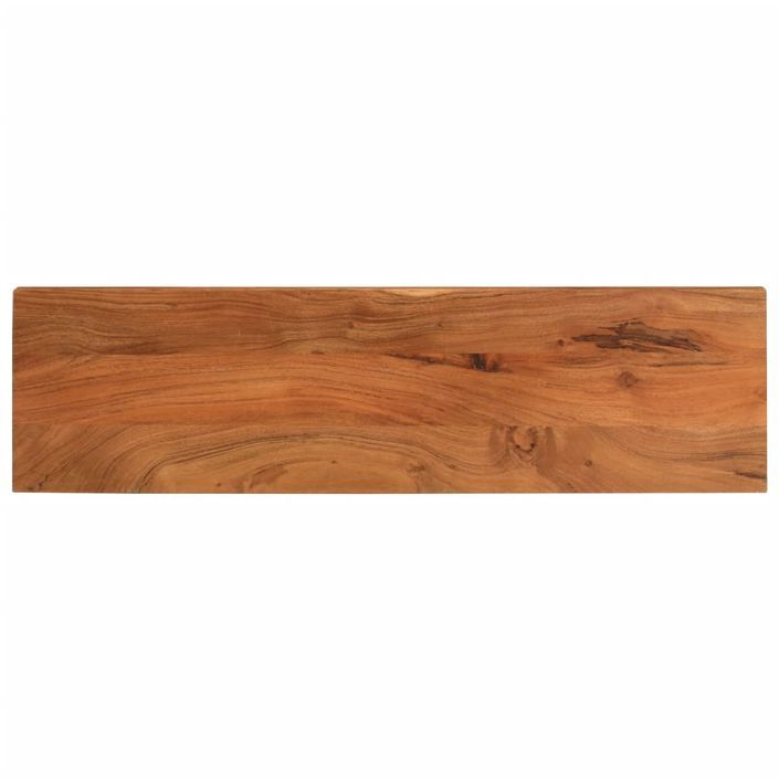 Dessus de table 110x30x2,5cm rectangulaire bois massif d'acacia - Photo n°1