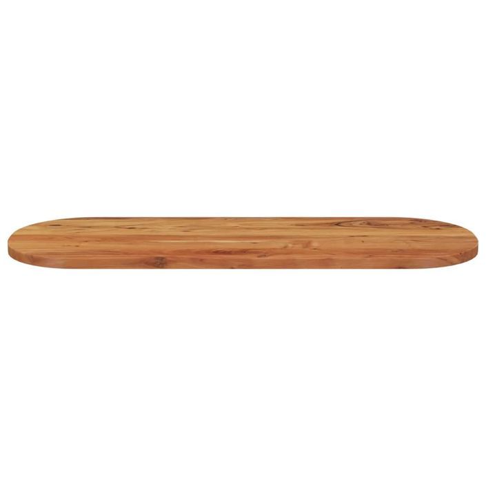 Dessus de table 110x40x2,5 cm ovale bois massif d'acacia - Photo n°4