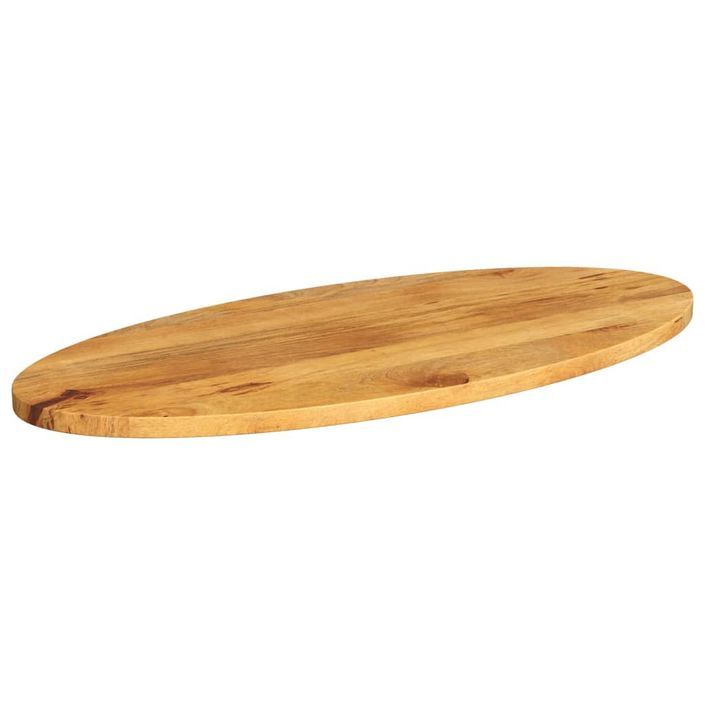 Dessus de table 110x40x2,5 cm ovale bois massif de manguier - Photo n°2