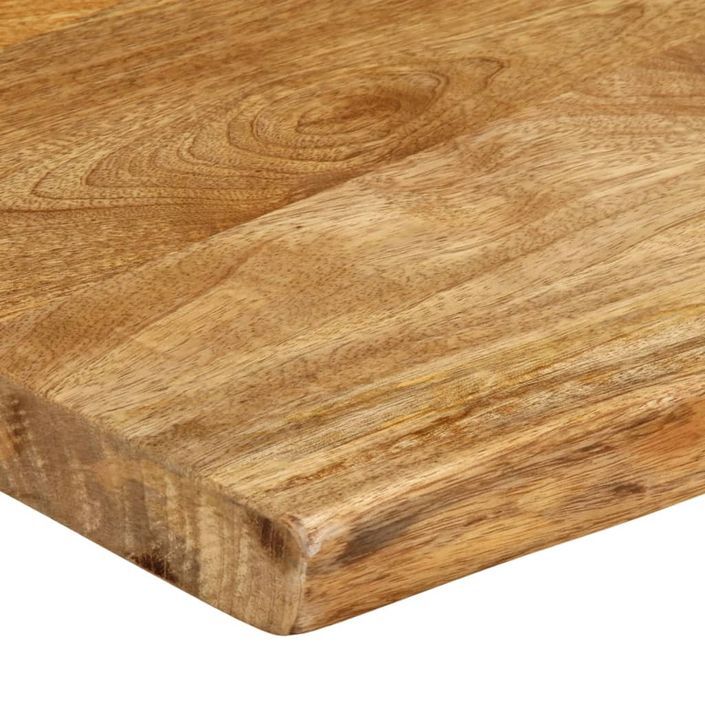 Dessus de table 110x40x3,8 cm bord vivant bois massif manguier - Photo n°6