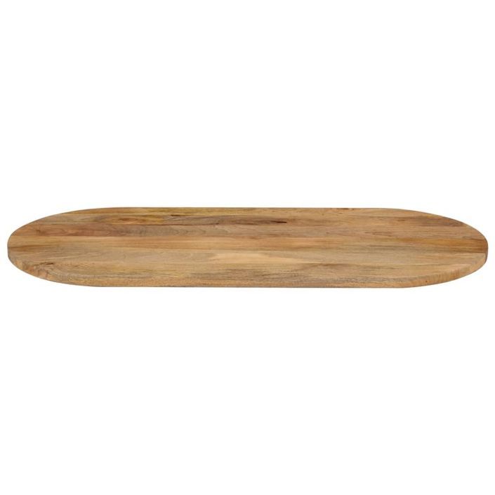 Dessus de table 110x40x3,8 cm ovale bois massif de manguier - Photo n°3
