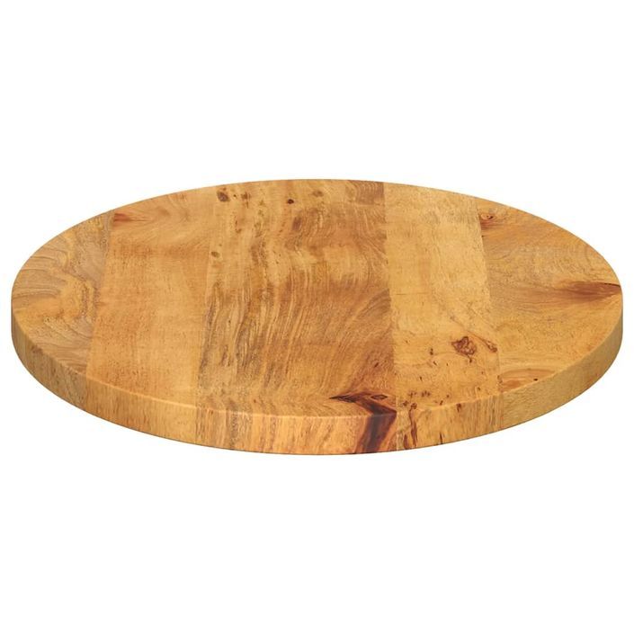 Dessus de table 110x40x3,8 cm ovale bois massif de manguier - Photo n°4