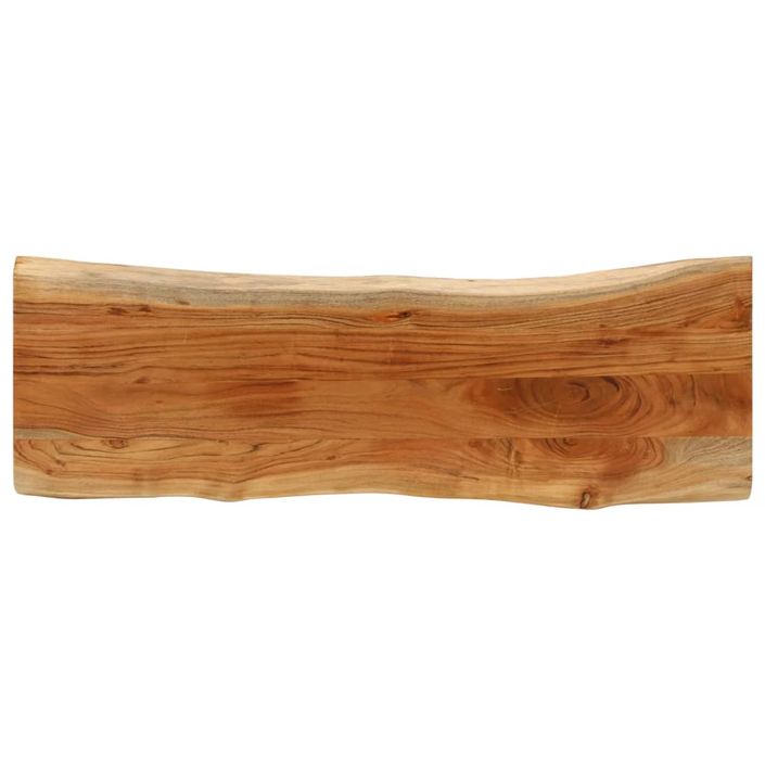 Dessus de table 110x40x3,8 cm rectangulaire bois massif acacia - Photo n°1