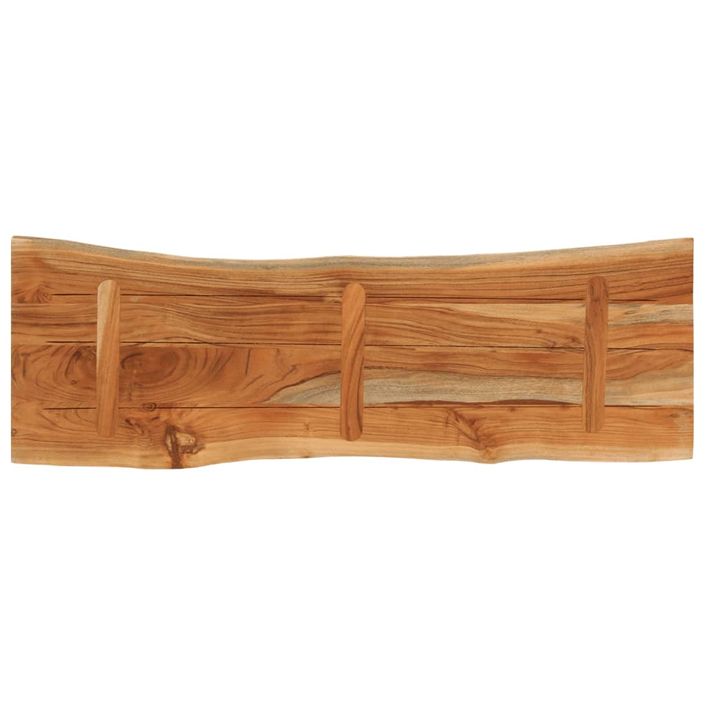 Dessus de table 110x40x3,8 cm rectangulaire bois massif acacia - Photo n°5