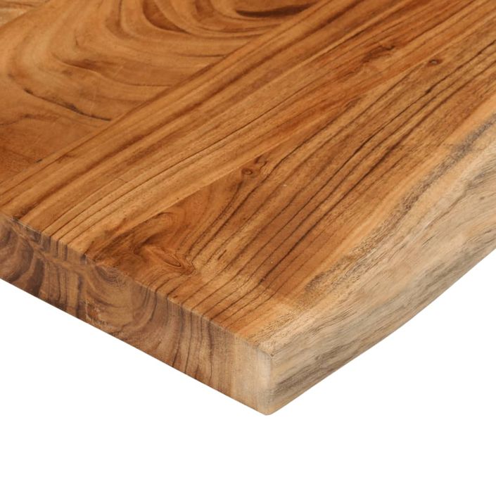 Dessus de table 110x40x3,8 cm rectangulaire bois massif acacia - Photo n°6