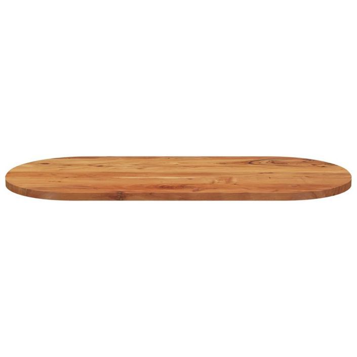 Dessus de table 110x50x2,5 cm ovale bois massif d'acacia - Photo n°4