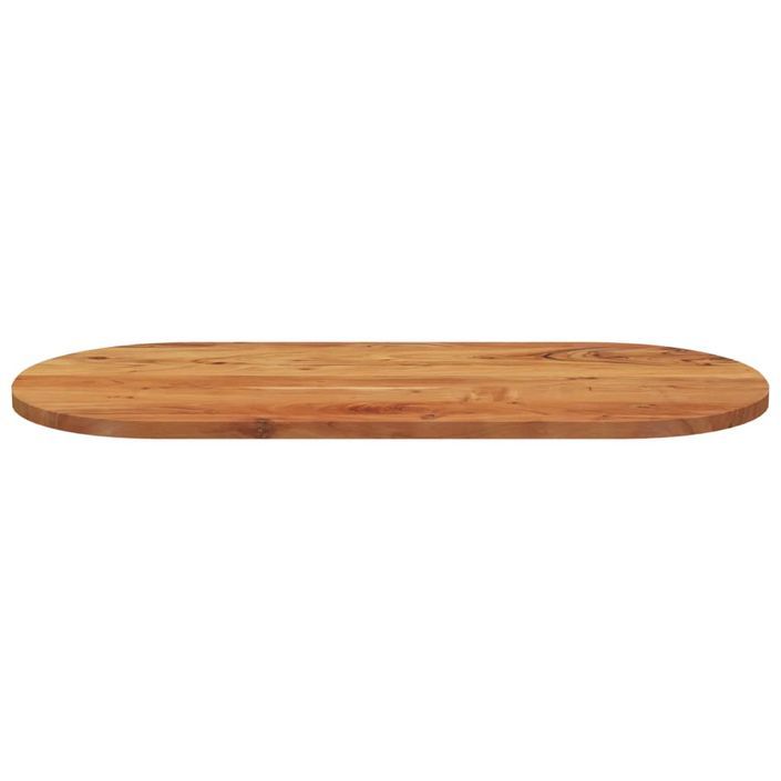 Dessus de table 110x50x3,8 cm ovale bois massif d'acacia - Photo n°4