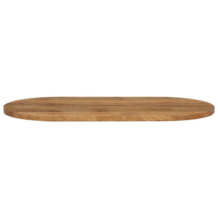 Dessus de table 110x50x3,8 cm ovale bois massif de manguier - Photo n°3