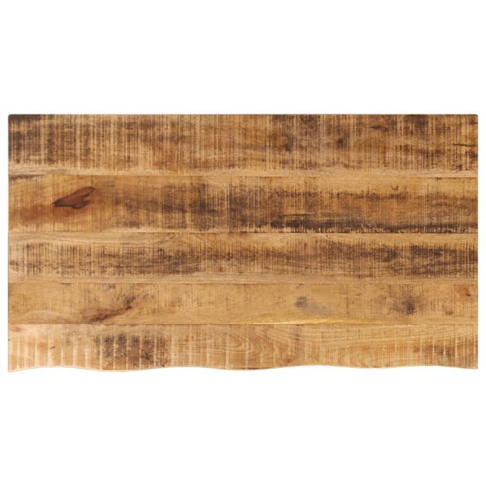 Dessus de table 110x60x2,5 cm bord vivant bois massif manguier - Photo n°1