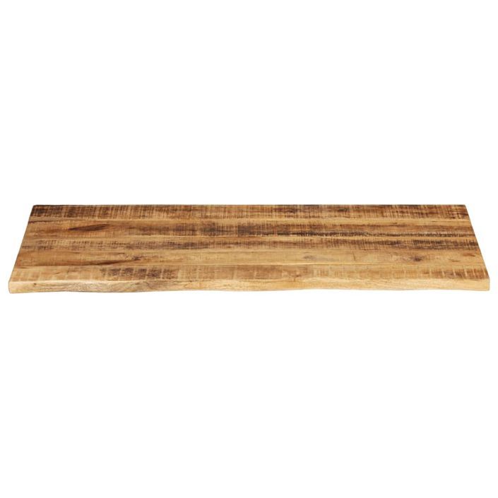 Dessus de table 110x60x3,8cm bord vif bois massif manguier brut - Photo n°3