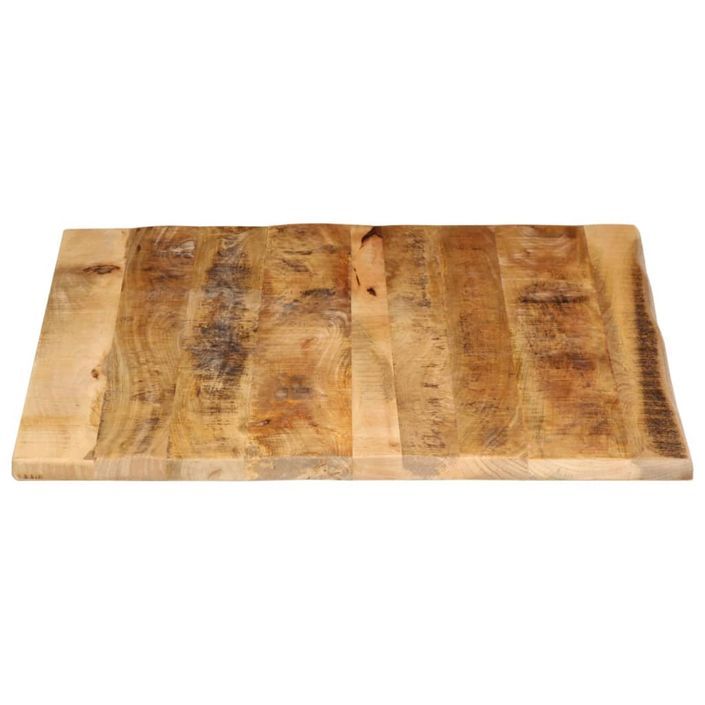 Dessus de table 110x80x2,5 cm bord vivant bois massif manguier - Photo n°4