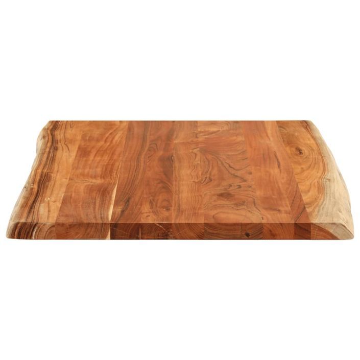 Dessus de table 110x80x2,5 cm rectangulaire bois massif acacia - Photo n°4