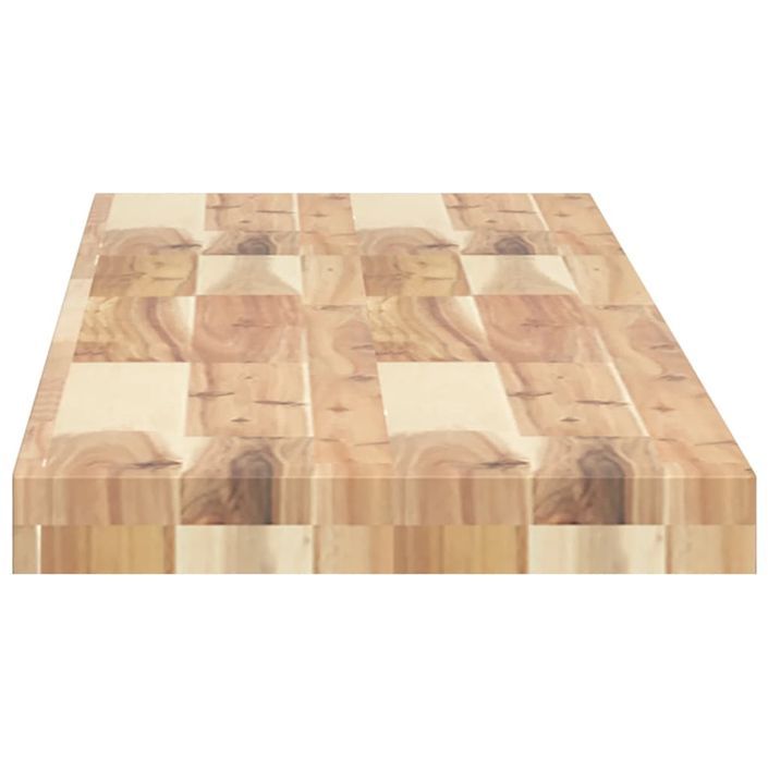 Dessus de table 120x30x4 cm rectangulaire bois massif d'acacia - Photo n°6