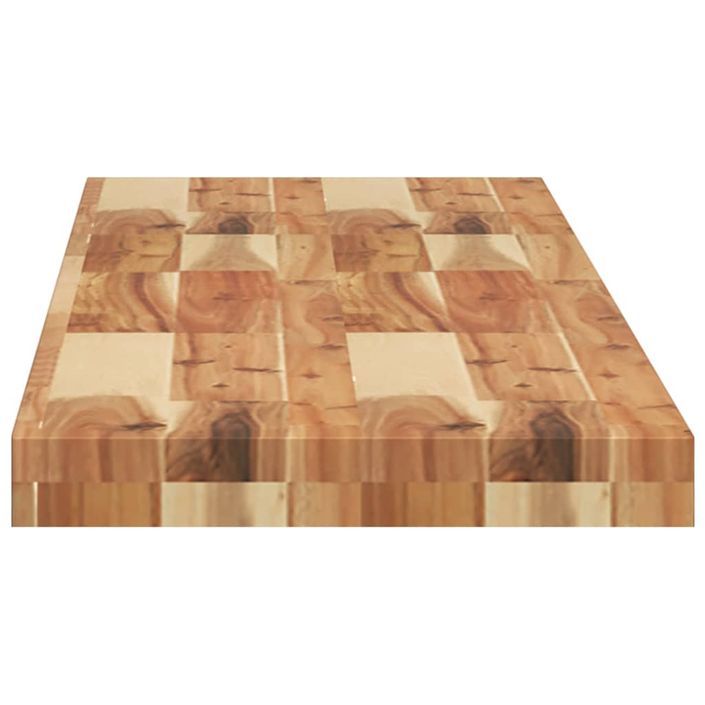 Dessus de table 120x30x4 cm rectangulaire bois massif d'acacia - Photo n°6