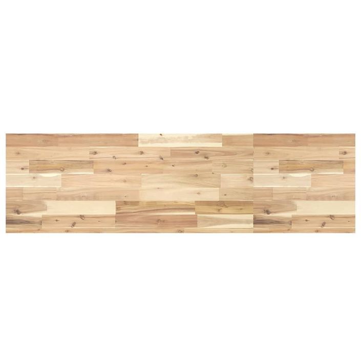 Dessus de table 120x40x4 cm rectangulaire bois massif d'acacia - Photo n°2