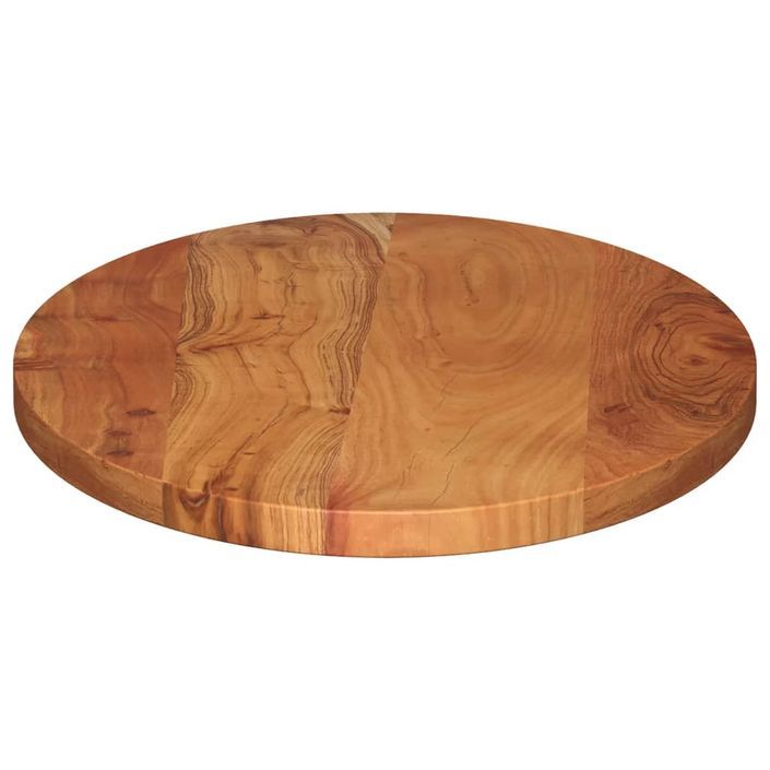 Dessus de table 120x50x2,5 cm ovale bois massif d'acacia - Photo n°4