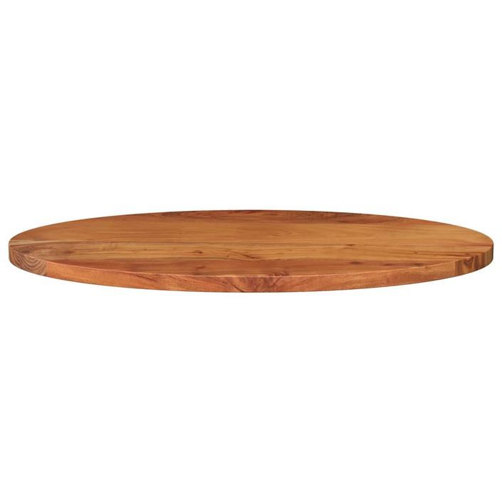 Dessus de table 120x50x3,8 cm ovale bois massif d'acacia - Photo n°3