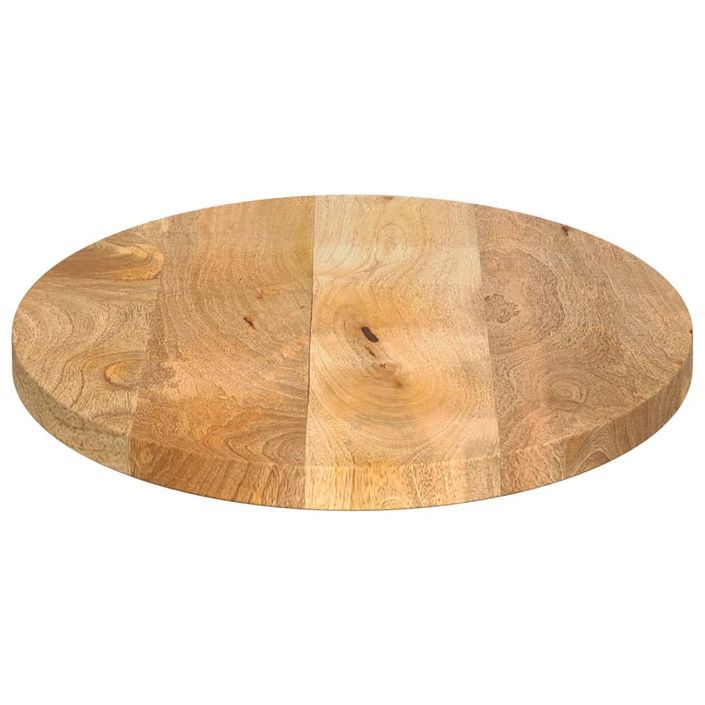 Dessus de table 120x50x3,8 cm ovale bois massif de manguier - Photo n°4