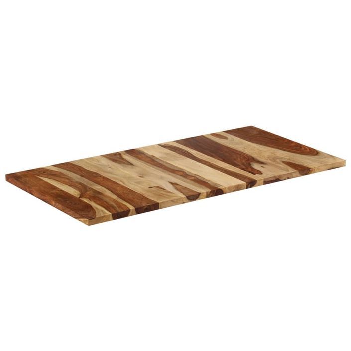 Dessus de table 120x60x(2,5-2,7) cm Bois solide - Photo n°7