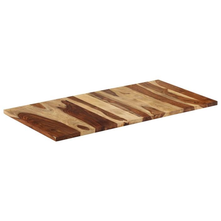 Dessus de table 120x60x(2,5-2,7) cm Bois solide - Photo n°8