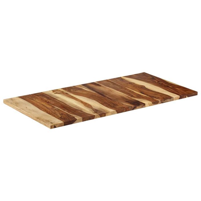 Dessus de table 120x60x(2,5-2,7) cm Bois solide - Photo n°9