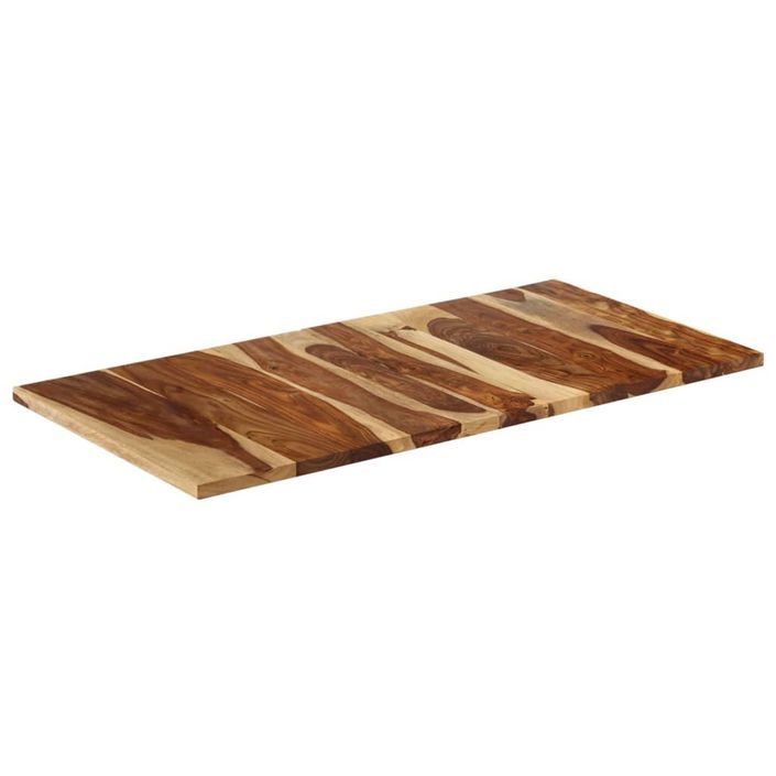 Dessus de table 120x60x(2,5-2,7) cm Bois solide - Photo n°11