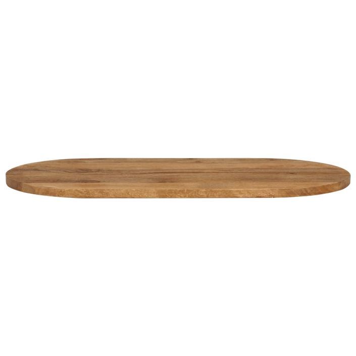 Dessus de table 120x60x2,5 cm ovale bois massif de manguier - Photo n°3