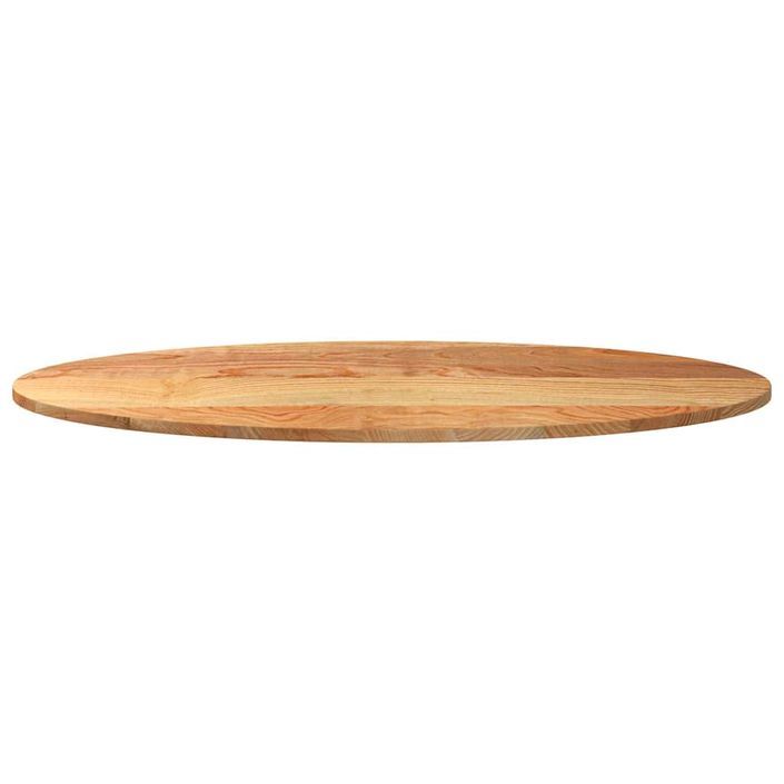 Dessus de table 120x60x2 cm bois de chêne massif ovale - Photo n°5