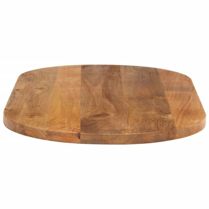 Dessus de table 120x60x3,8 cm ovale bois massif de manguier - Photo n°4