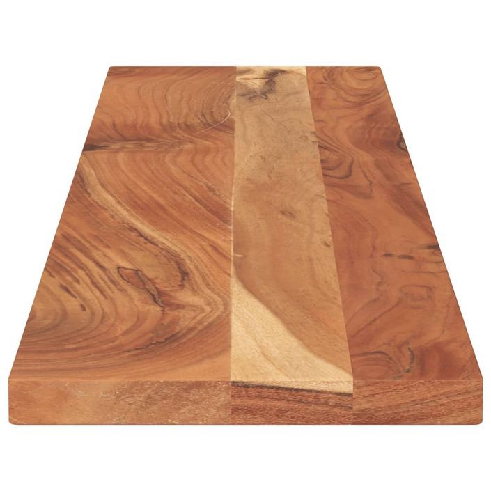 Dessus de table 140x20x2,5cm rectangulaire bois massif d'acacia - Photo n°4