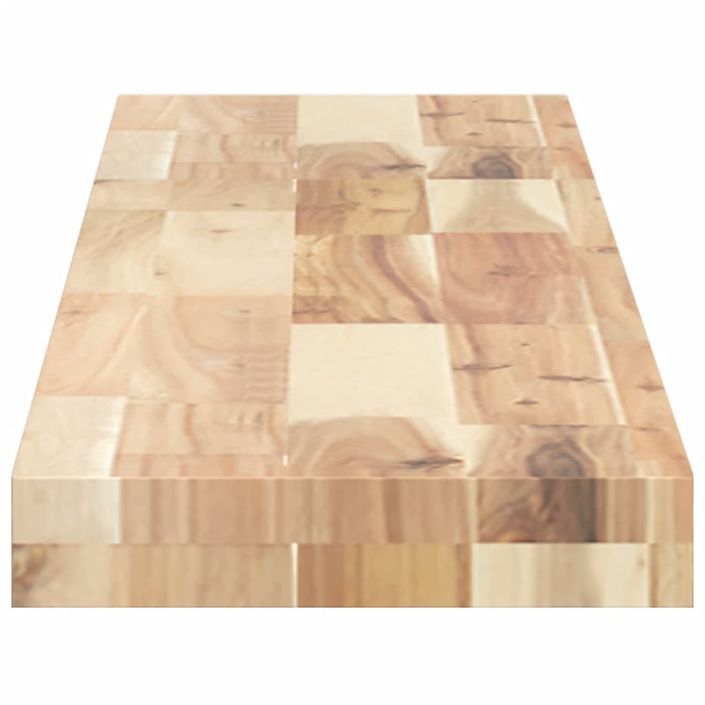 Dessus de table 140x20x4 cm rectangulaire bois massif d'acacia - Photo n°6