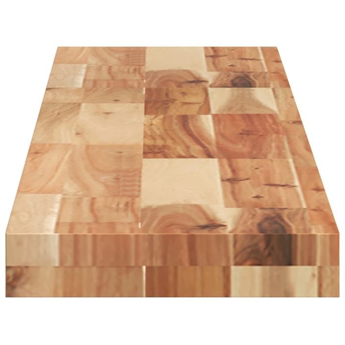 Dessus de table 140x20x4 cm rectangulaire bois massif d'acacia - Photo n°6