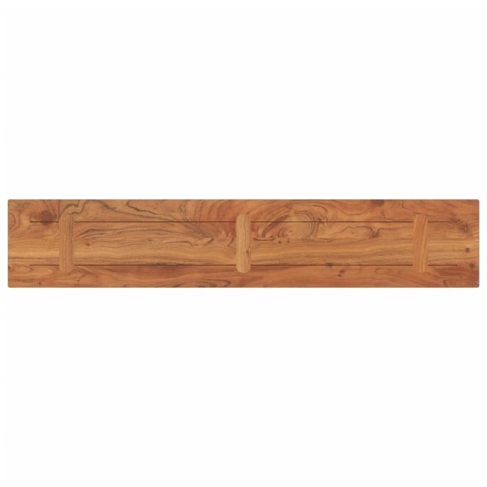 Dessus de table 140x30x2,5cm rectangulaire bois massif d'acacia - Photo n°5