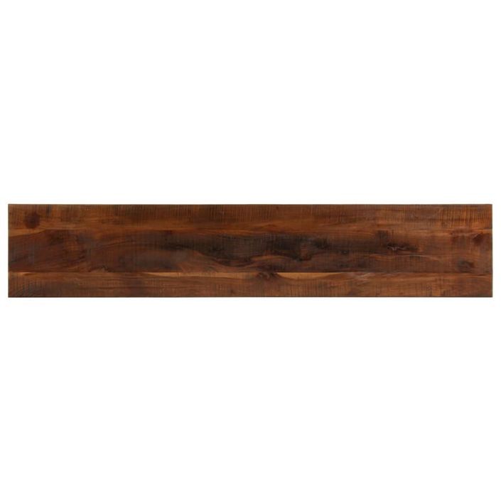 Dessus de table 140x30x2,5cm rectangulaire bois massif récupéré - Photo n°1