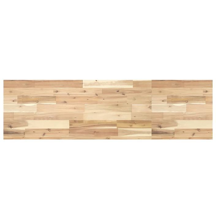 Dessus de table 140x40x4 cm rectangulaire bois massif d'acacia - Photo n°2