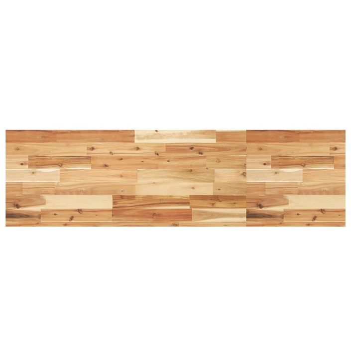 Dessus de table 140x40x4 cm rectangulaire bois massif d'acacia - Photo n°2