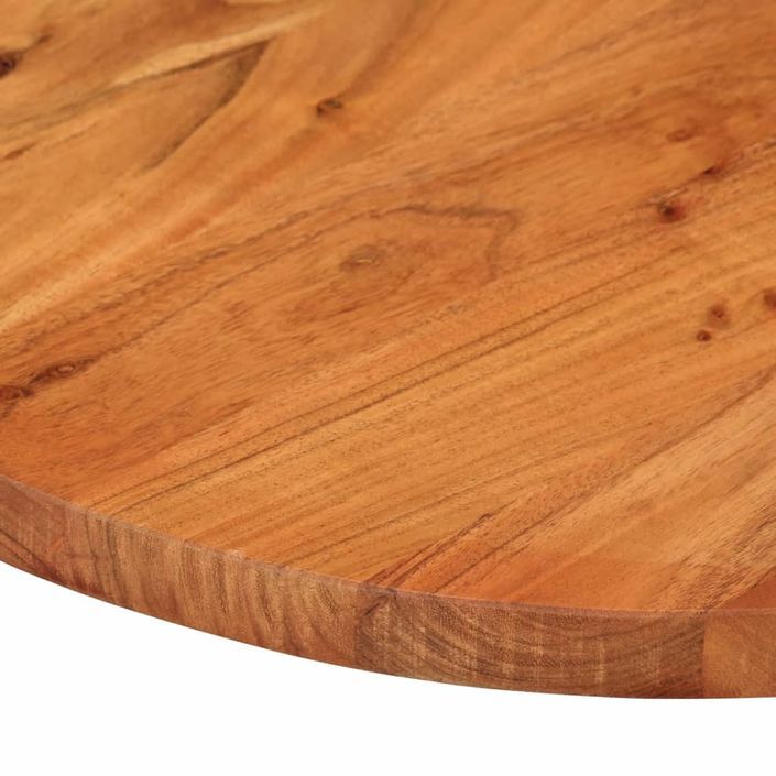 Dessus de table 140x50x2,5 cm ovale bois massif d'acacia - Photo n°5