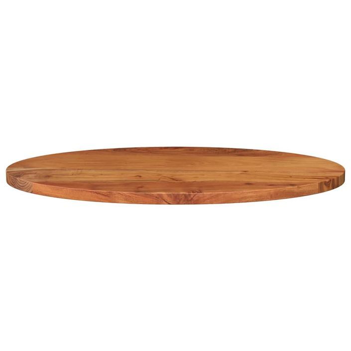 Dessus de table 140x50x2,5 cm ovale bois massif d'acacia - Photo n°3