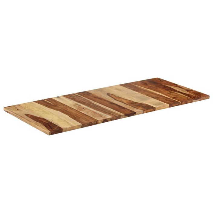 Dessus de table 140x60x(2,5-2,7) cm Bois solide - Photo n°7