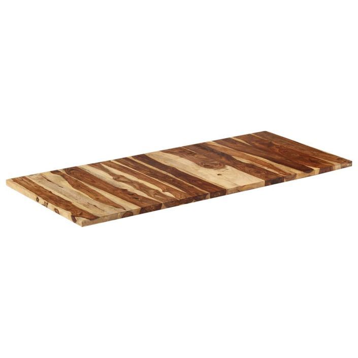 Dessus de table 140x60x(2,5-2,7) cm Bois solide - Photo n°9