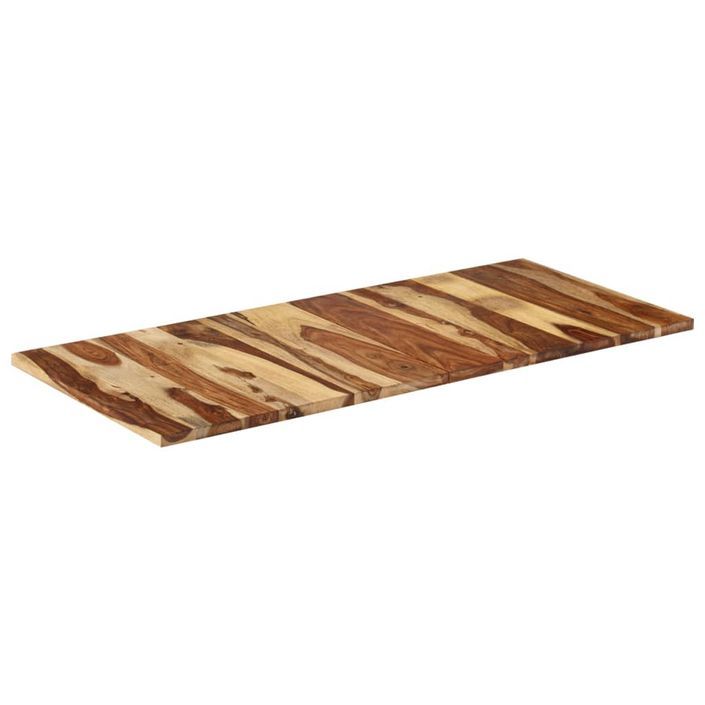 Dessus de table 140x60x(2,5-2,7) cm Bois solide - Photo n°10