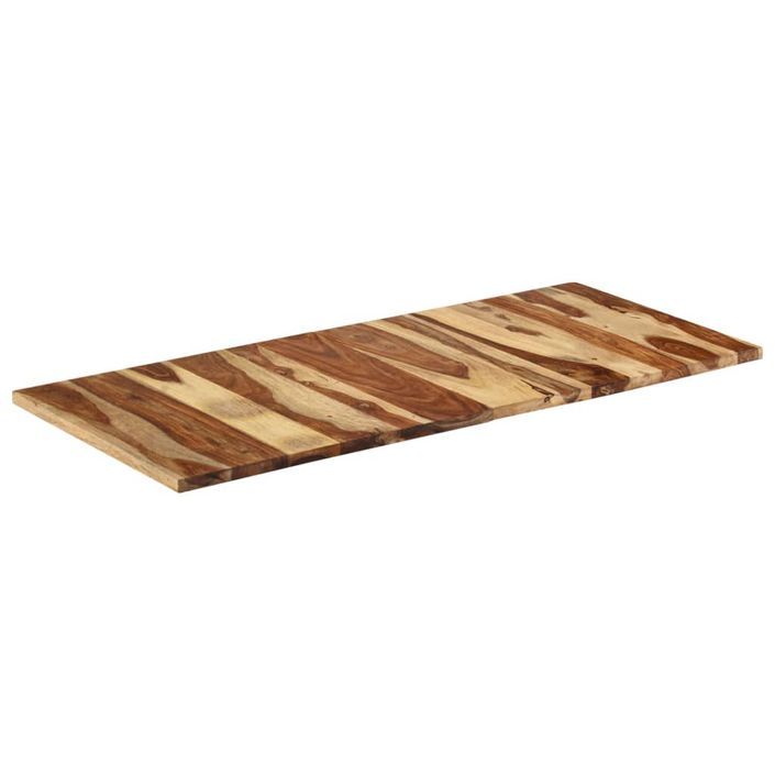 Dessus de table 140x60x(2,5-2,7) cm Bois solide - Photo n°11