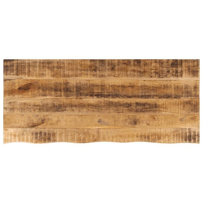 Dessus de table 140x60x2,5 cm bord vivant bois massif manguier - Photo n°1