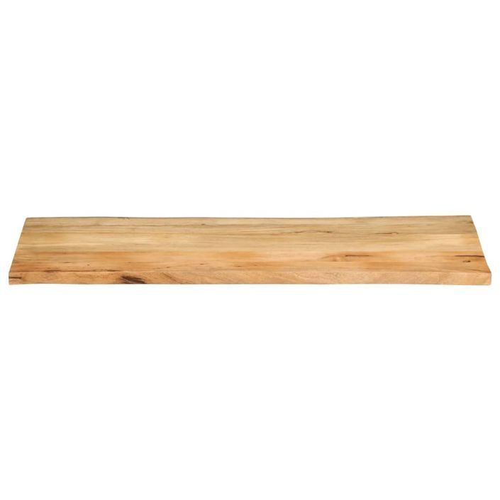 Dessus de table 140x60x2,5 cm bord vivant bois massif manguier - Photo n°3